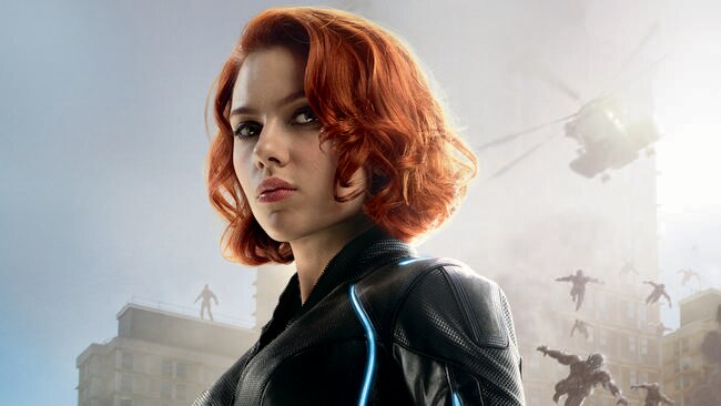 Scarlett Johansson stars as Natasha Romanoff/Black Widow in film Avengers: Age of Ultron