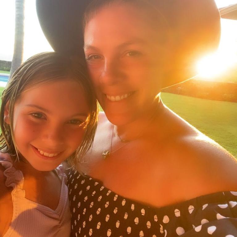 Pink revealed her 11-year-old daughter Willow doesn’t have a mobile phone. Picture: Instagram/pink