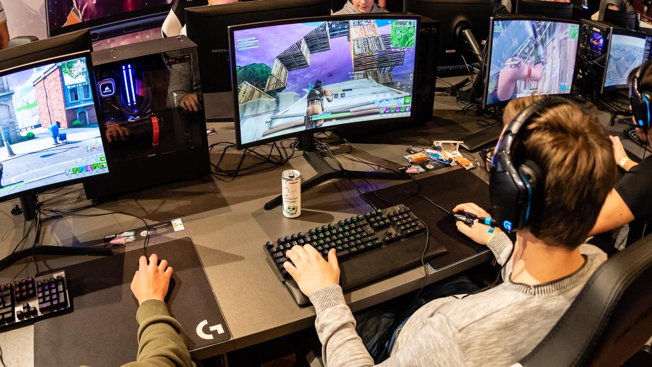 Participants game during an event in Germany. For many gaming is a harmless hobby, but some can face issues. Picture: Jens Schlueter / Getty Images