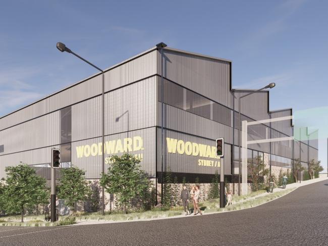 American sports facility developers âWoodwardâ have lodged an application for an indoor sports centre at 24-26 Showground Road, Castle Hill. Picture: ClarkeHopkinsClarke Architects