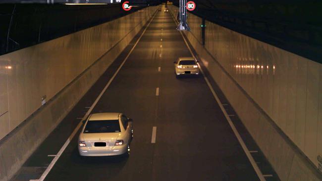 Motorists travelling through the Legacy Way Tunnel, which has amassed more that 6700 unpaid trips last financial year. Picture: supplied.