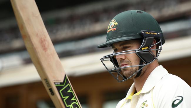 Travis Head repaid Langer’s faith with a hard-fought half-century. Picture: Getty