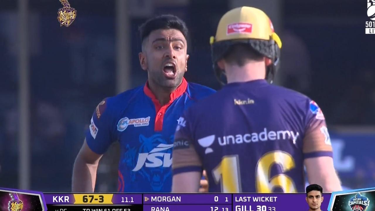 Ravi Ashwin was involved in some clashes in the IPL. Photo: Fox Sports