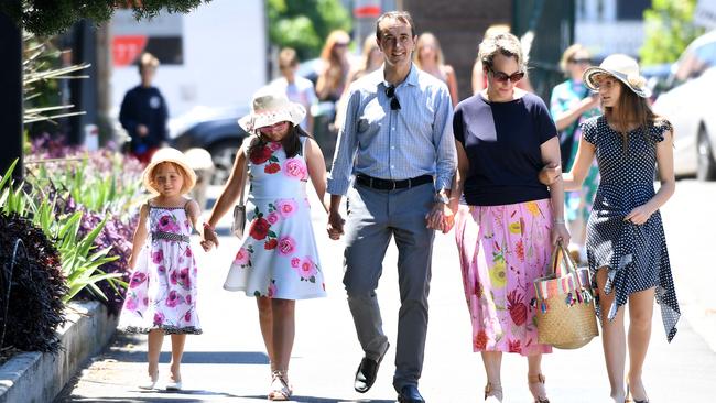 The Sharma family are looking forward to an eastern suburbs summer. Photo:AAP/Joel Carrett.