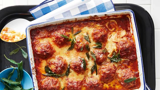 Pork mince recipes: Meatball saltimbocca.