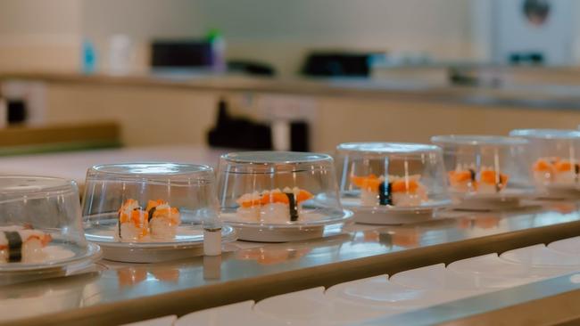 Momo Roto's traditional sushi train at Frankston's Bayside Centre. Picture: supplied