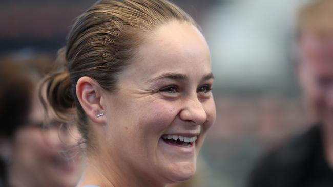 Ash Barty has a big fan in Martina Hingis.