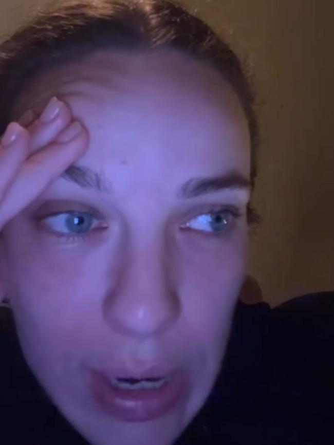 Abbie Chatfield in tears at election result. Picture: Instagram