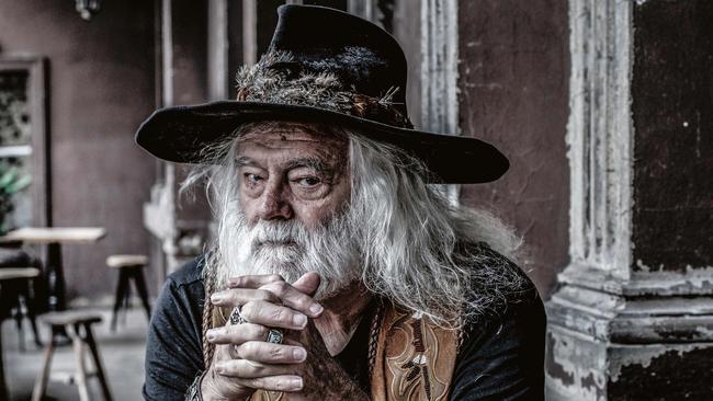 Brian Cadd covers Long Black Veil by Lefty Frizzell - a song recorded by The Band in 1968 - for Review’s Isolation Room, a video series starring top musicians and artistic performers recorded at their homes. Image cropped from photograph by Julian Kingma, April 2019.