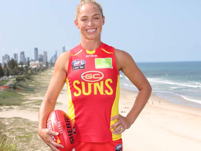 Suns’ co-captain Leah Kaslar. Picture: GLENN HAMPSON