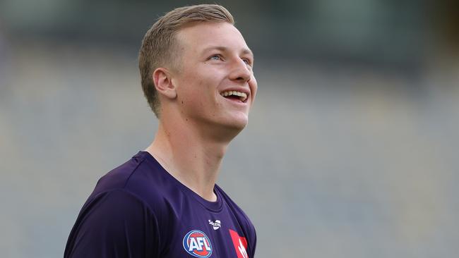 Dockers forward Josh Treacy could play a valuable role in the run home.