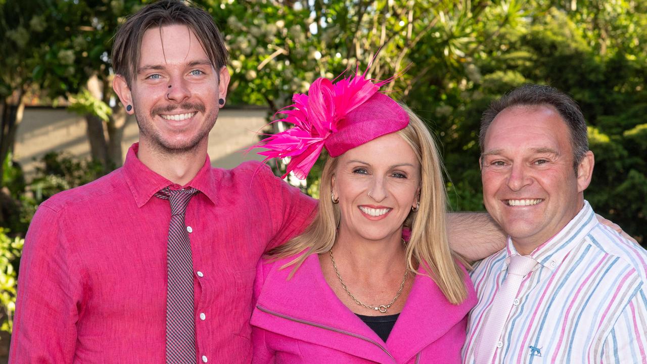 (From left) Corey Boughen, Peita Boughen and Stoffie Berger. Picture: Nev Madsen