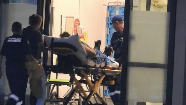 An officer from the Mid North Coast Correctional Centre arrives at Port Macquarie base hospital after being held hostage for 5 hours by an armed inmate, Picture by Nathan Edwards