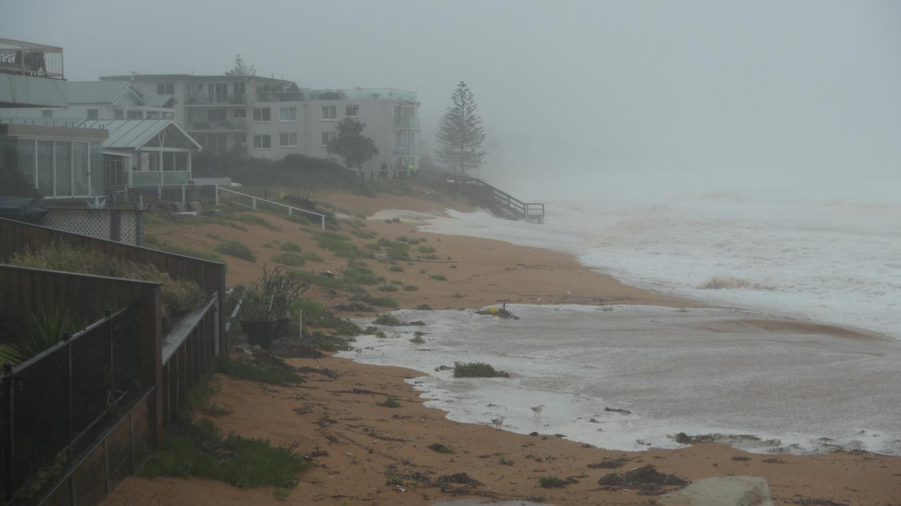A king tide could cause problems for coastal homes across the state, including these houses at Collaroy. Picture: John Grainger