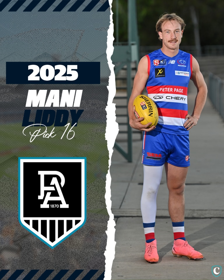 Mani Liddy was taken by the Power at pick 16