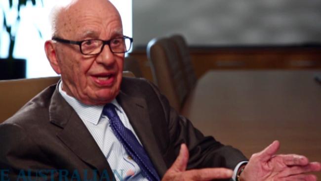 Rupert Murdoch reflects on The Australian