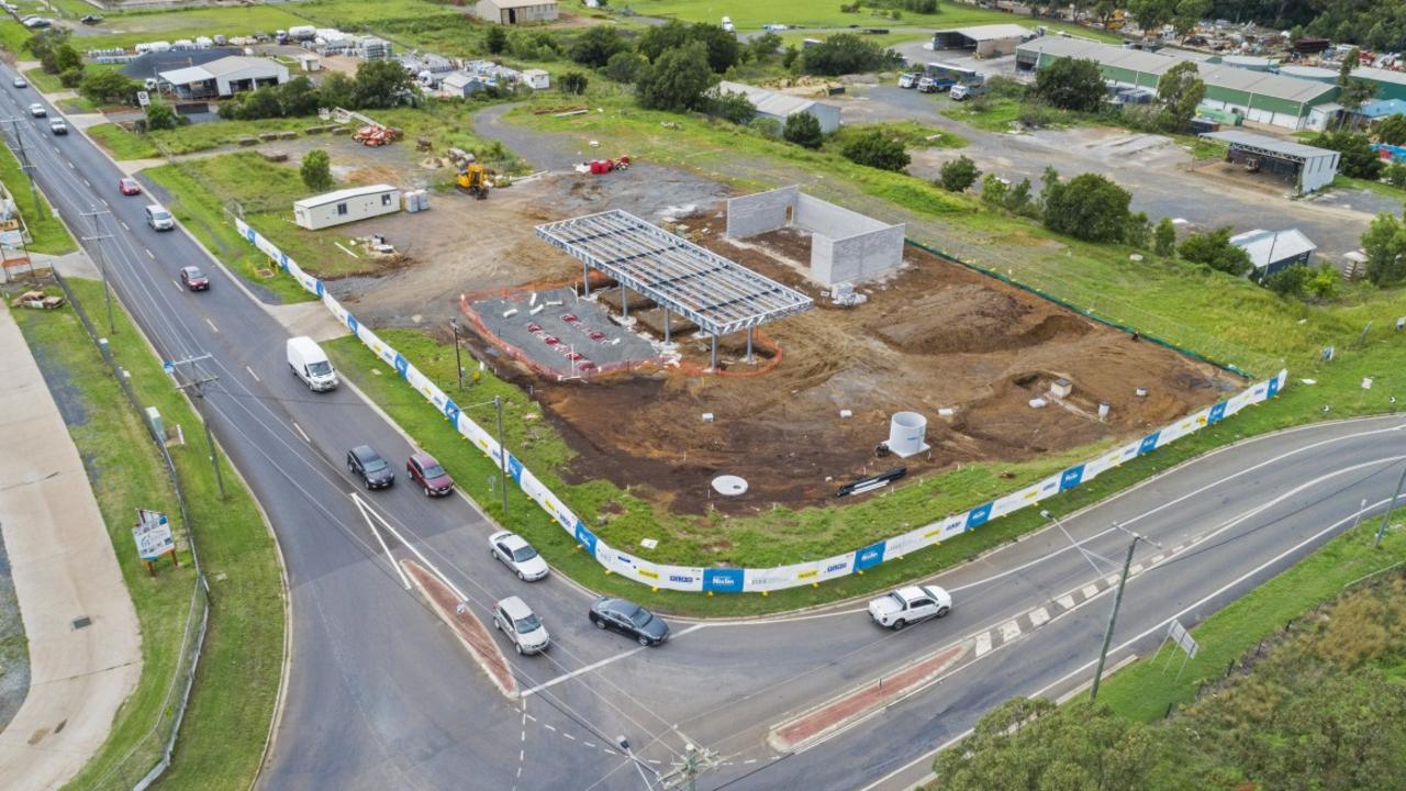 UNDER WAY: Work has started on a new service station on the intersection of Alderley and Greenwattle Sts in Harristown.