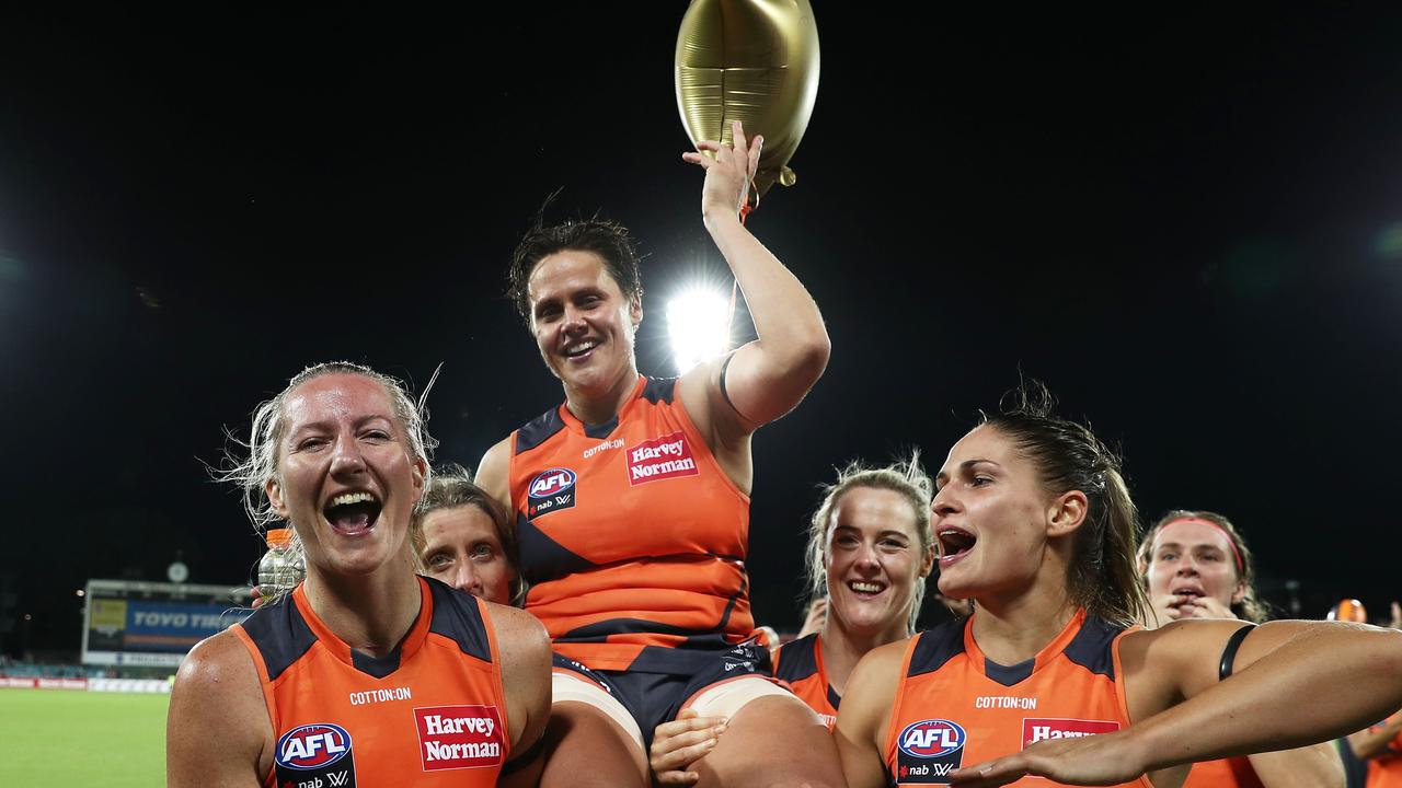 Courtney Gum is back in the AFLW after retiring from the game this year. Photo: Matt King