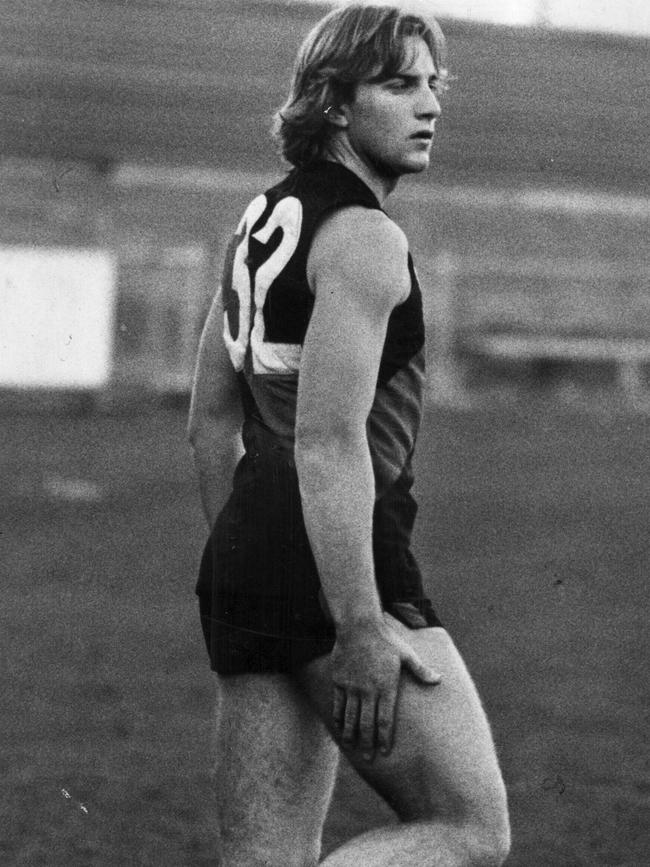 Tim Watson was just 15 when he made his debut for Essendon.