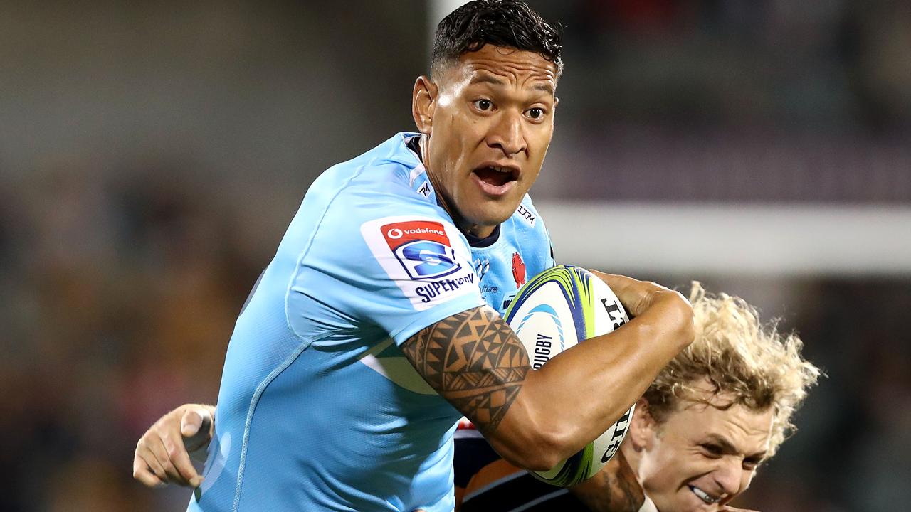 Israel Folau has found a saviour of a different sort in Mark Latham.