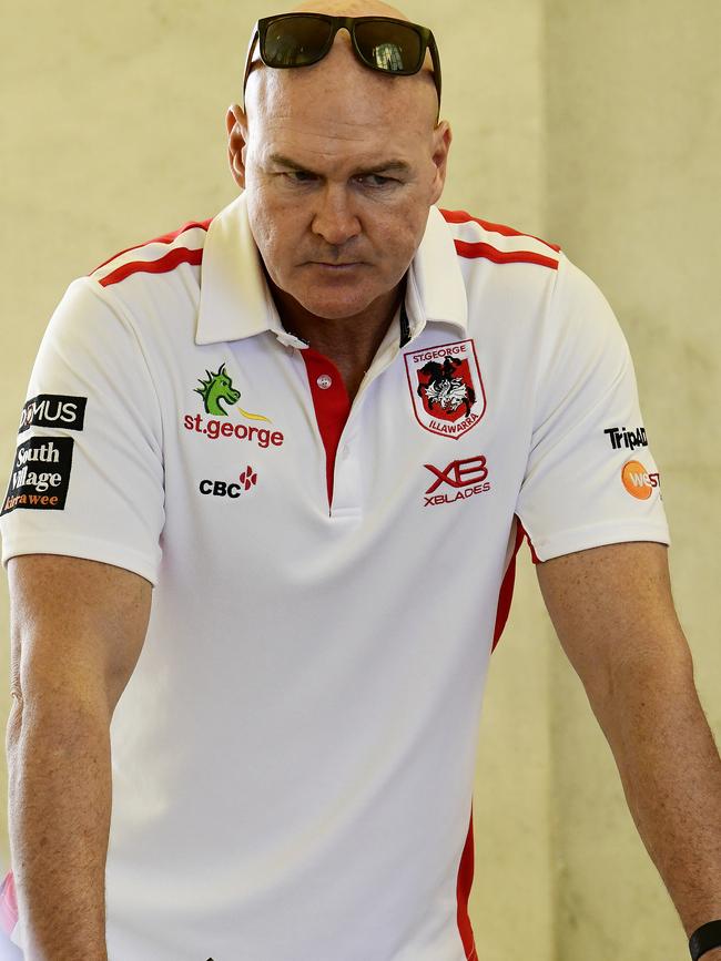 St George Illawarra coach Paul McGregor. Picture: AAP