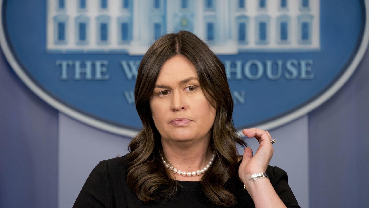 White House press secretary Sarah Huckabee Sanders defended President Donald Trump’s reaction to Barr’s comments, which he was accused of making all about himself.