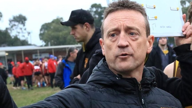 Frankston Bombers coach John Brown. Picture: Davis Harrigan