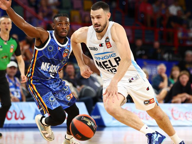 Goulding in action and fine form against the Brisbane Bullets. Picture: Chris Hyde/Getty Images