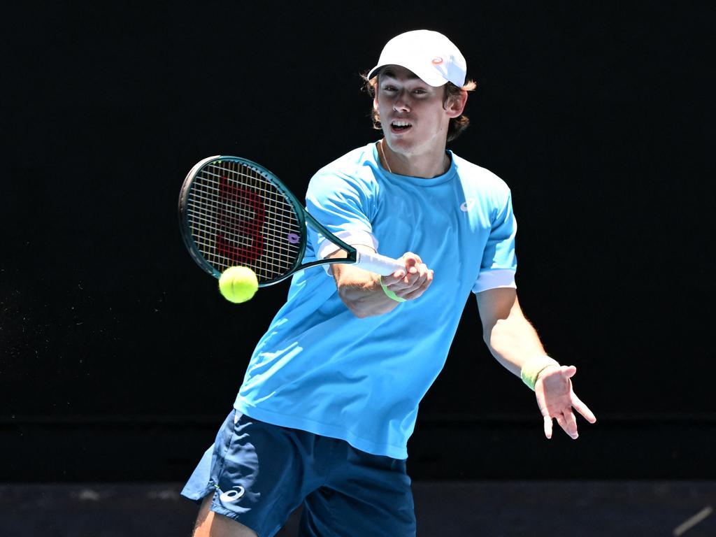 Alex de Minaur is the top-seeded Australian in the draw. Picture: AFP