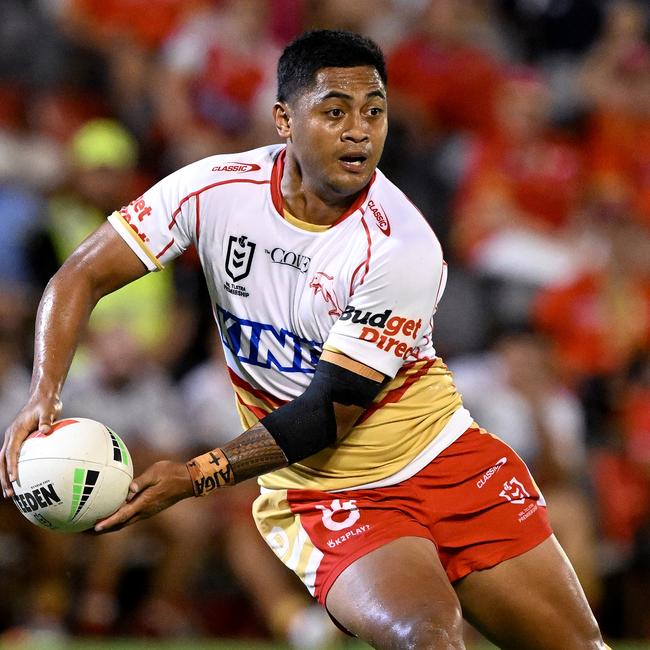 Anthony Milford is in danger of being dropped for the Dolphins’ first game in the NRL. Picture: Bradley Kanaris/Getty Images