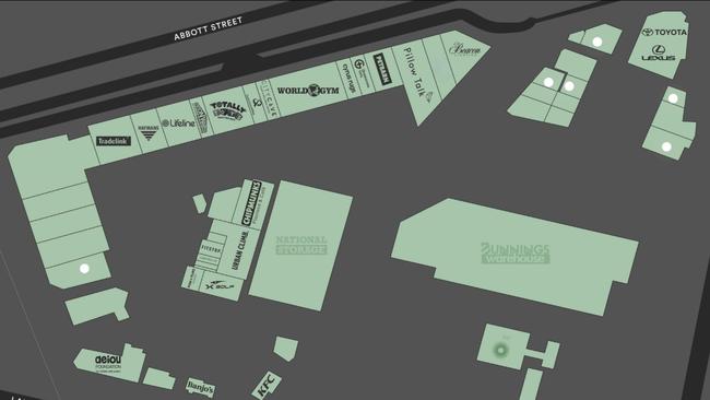 The layout of Geon's Geon Fairfield and Co precinct at Darcy Drive, Idalia. Picture: Supplied.