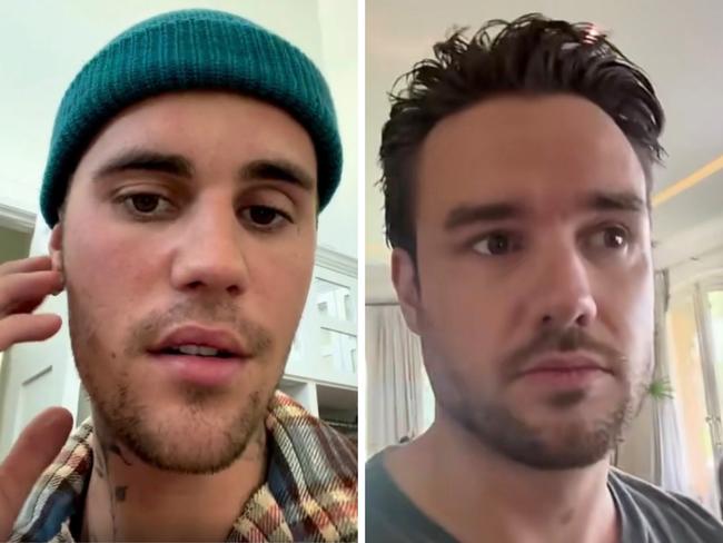 Liam Payne and Justin Bieber