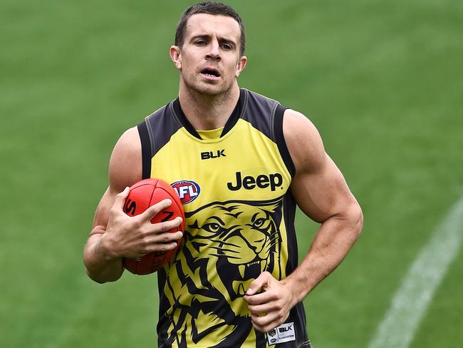 Brett Deledio isn’t ruling out a Round 3 return. Picture: Mike Keating