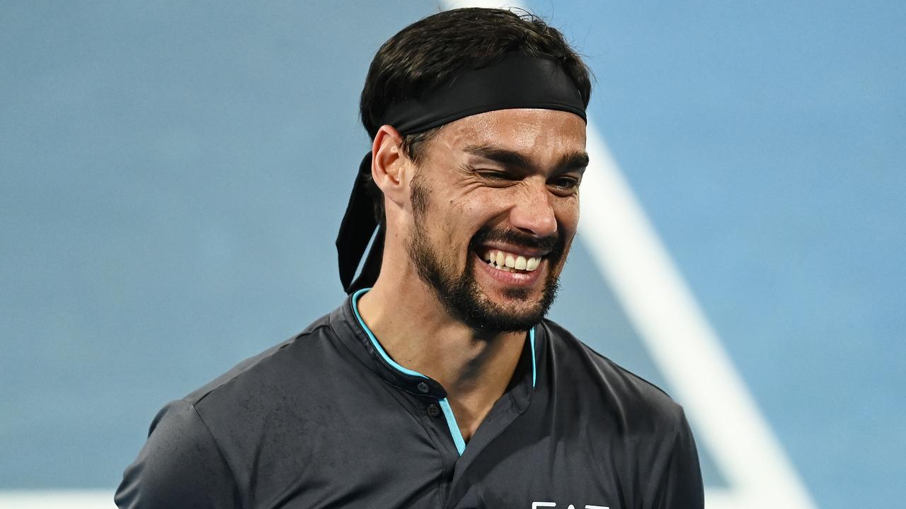 Australian Open 2021 Fabio Fognini Salvatore Caruso argument