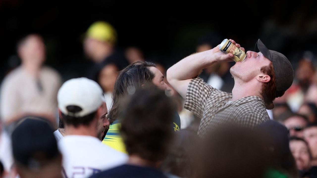 To be fair, this had more tension than the actual match. Photo by Martin KEEP / AFP