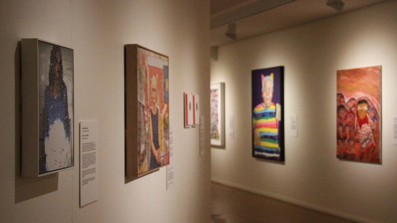 The 2024 Archibald Prize exhibition has come to the Araluen Arts Centre in Alice Springs is opening to the public Thursday, April 24, 2025. Picture: Gera Kazakov