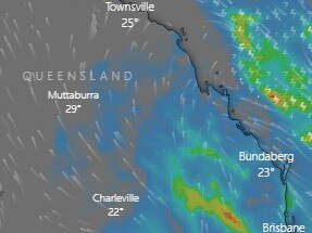 Thunderstorms and rain will hit big sections of Queensland on Wednesday and Thursday.