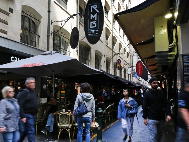 HOLD FOR Monday's paper on rife underpayment on Degraves St. Maggie Stecher-Keyland who was underpaid about $17,000 while working at Degraves Espresso.  Picture: David Caird