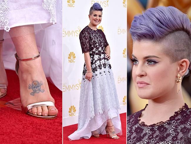 With her extensive collection of body art Kelly Osbourne rocked this trend the hardest of all. Picture: Getty