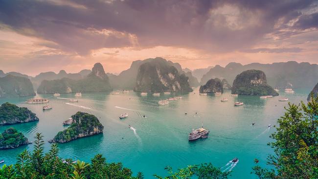 Halong Bay in Vietnam is also a good destination for Australian travellers.