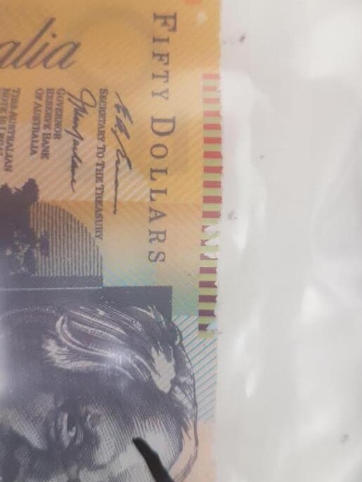 An example of a fake $50 note found on the Gold Coast recently. Picture: supplied