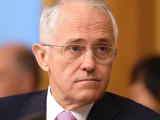 Australia's Prime Minister Malcolm Turnbull attends the Atlantic Fellows for Social Equity event organised by the University of Melbourne at Parliament House in Canberra, Friday, Oct. 14, 2016. (AAP Image/Lukas Coch) NO ARCHIVING