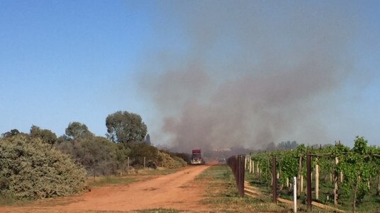 Burning at a property in Birdwoodton.