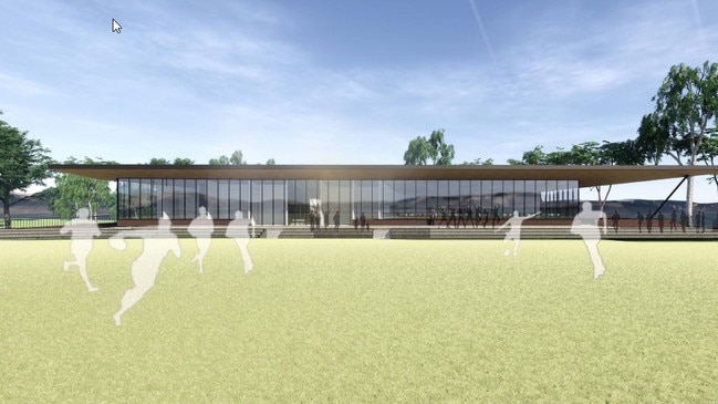 Final designs for the Max Amber Sportsfield clubrooms at Paradise. Picture: Supplied