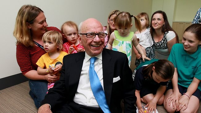 News chief Rupert Murdoch makes $10 million donation for children’s ...