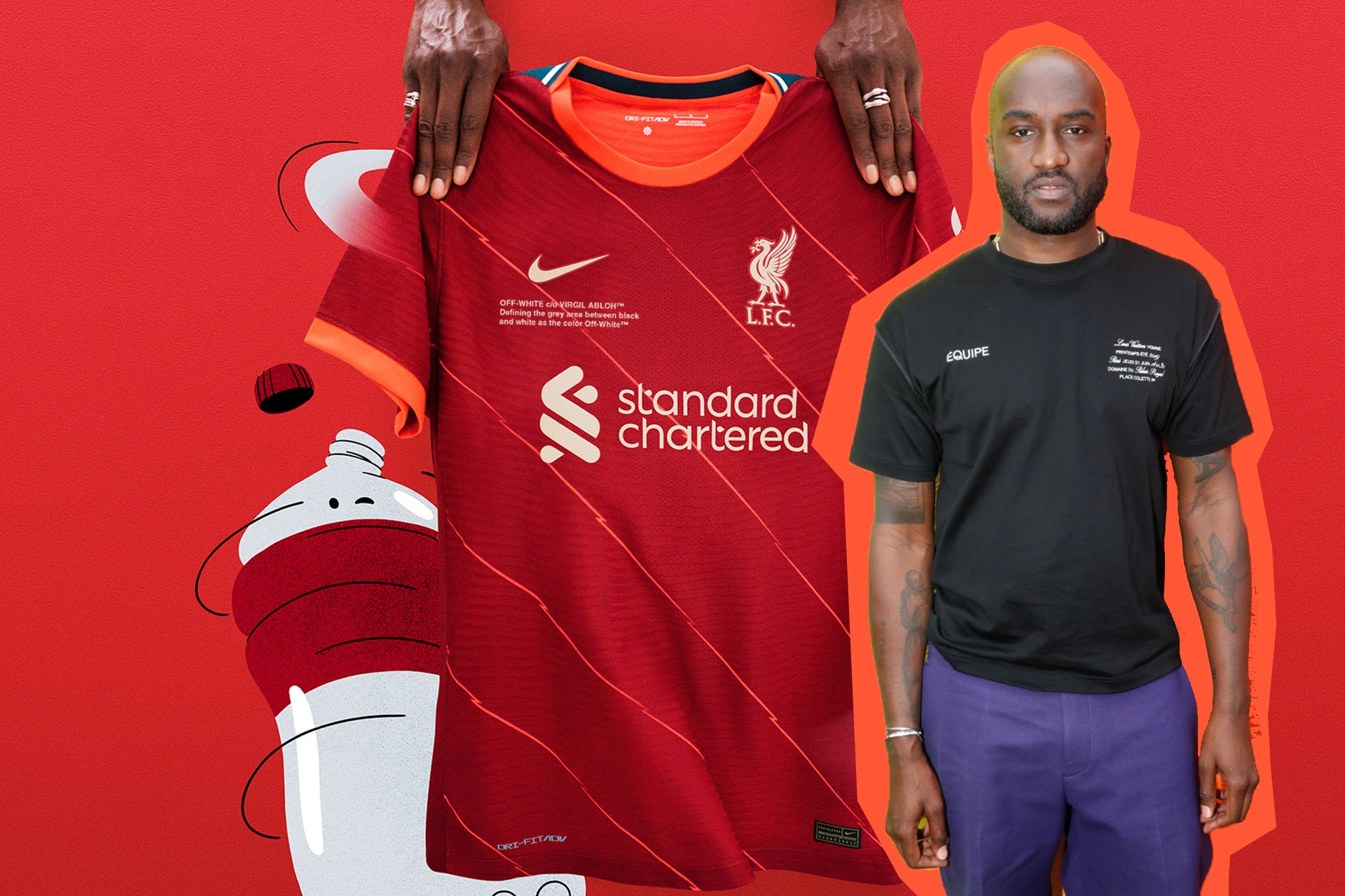 Virgil Abloh says he wants to design Liverpool FC's next kit - GQ Australia