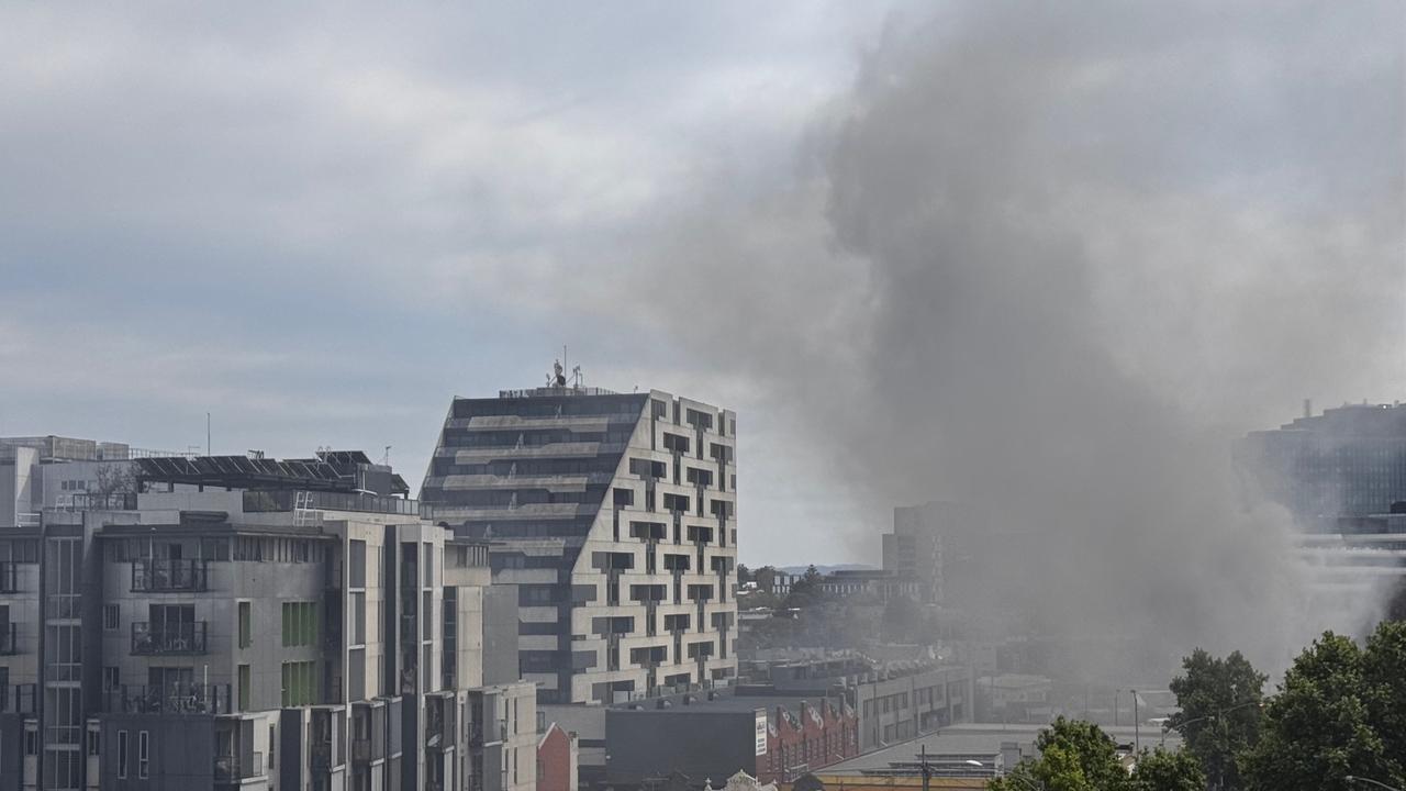 Footscray house fire threatens neighbouring properties