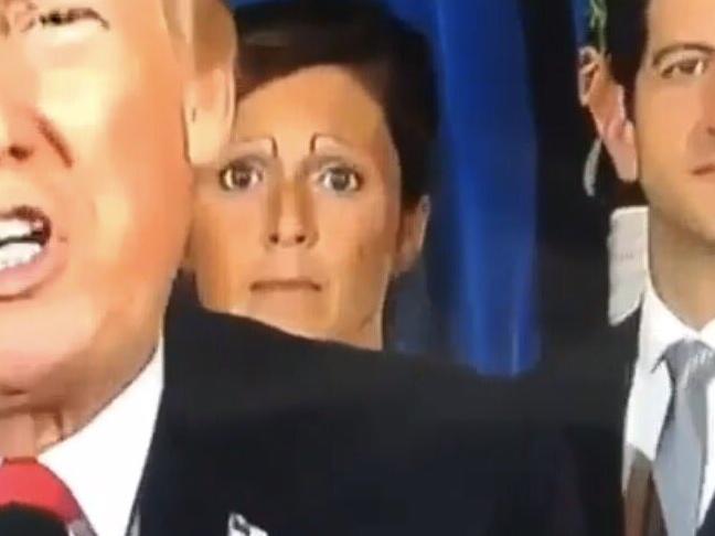 Those eyebrows are really ... something. Picture: Twitter