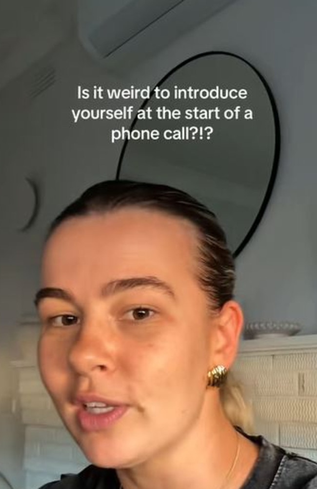 Influencer Bronte Rose has started a debate about a common phone act. Picture: TikTok/bronterose_