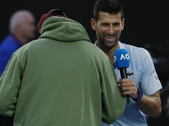 Novak Djokovic wants to see Nick Kyrgios back in action. Picture: Michael Klein